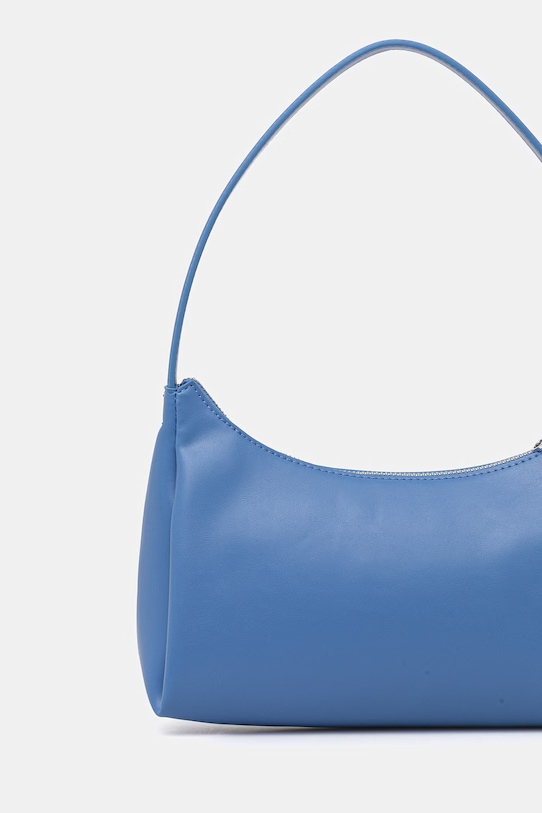 Akcesoria Tommy Jeans torebka damska z imitacji skóry AW0AW18458 niebieski