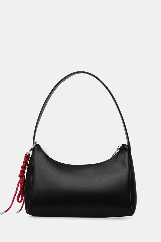 Akcesoria Tommy Jeans torebka damska z imitacji skóry AW0AW18458 czarny