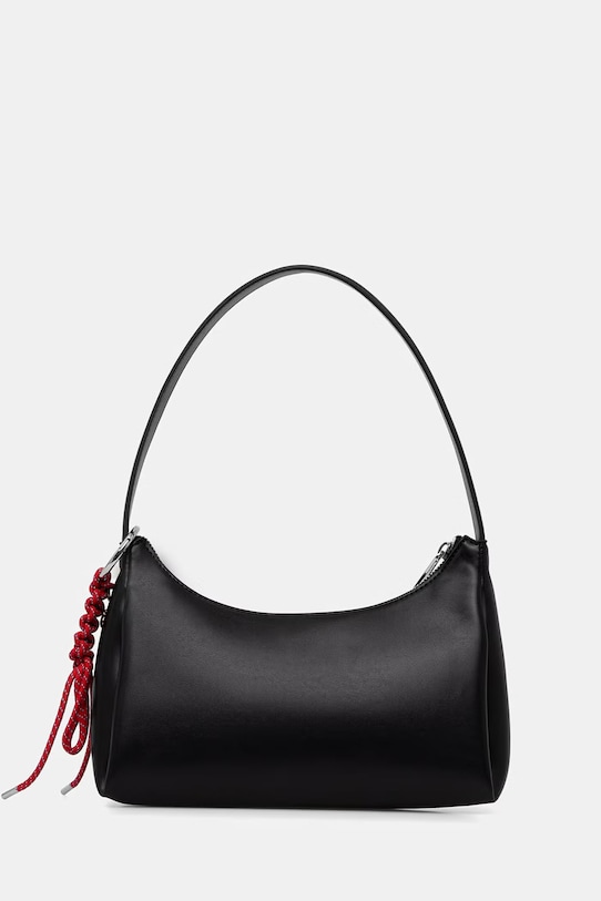 Akcesoria Tommy Jeans torebka damska z imitacji skóry AW0AW18458 czarny