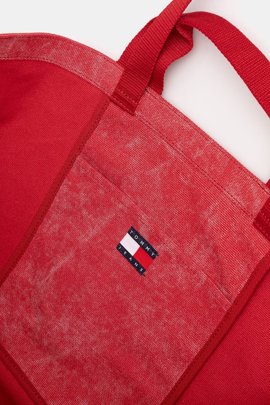 Tommy Jeans kabelka typu tote dámska AW0AW18466 červená