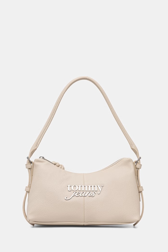 Tommy Jeans Μικρή τσάντα Γυναικεία από απομίμηση δέρματος μπεζ AW0AW18468