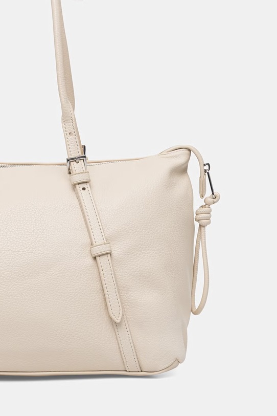 Akcesoria Tommy Jeans torebka damska z imitacji skóry AW0AW18472 beżowy