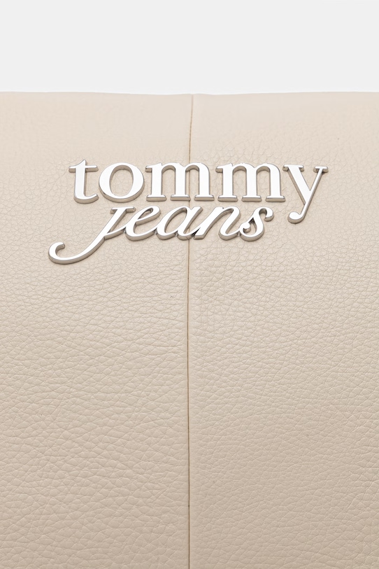 Tommy Jeans torebka damska z imitacji skóry beżowy AW0AW18472