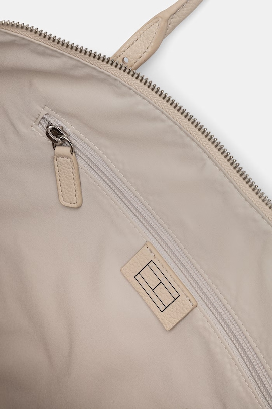 Tommy Jeans torebka damska z imitacji skóry AW0AW18472 beżowy