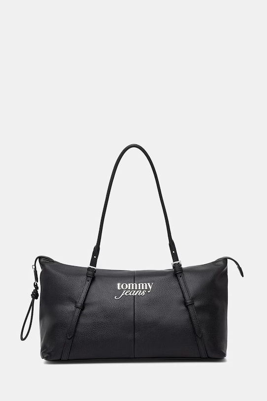 Tommy Jeans torebka damska z imitacji skóry czarny AW0AW18472