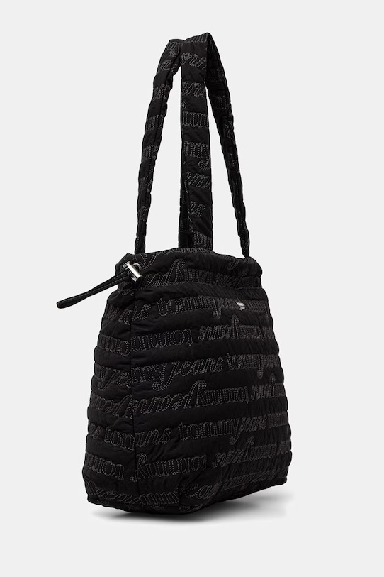 Tommy Jeans geantă shopper de damă AW0AW18649 negru SS26