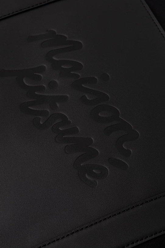 Maison Kitsuné torebka tote damska bawełniana czarny QU05106WB0026