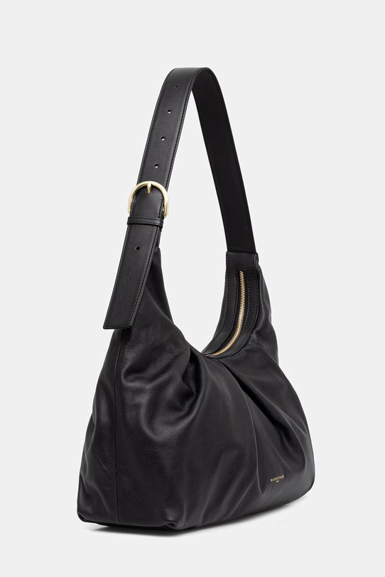 Maison Kitsuné Bloom torebka damska skórzana QU05103LR0058 czarny SS26