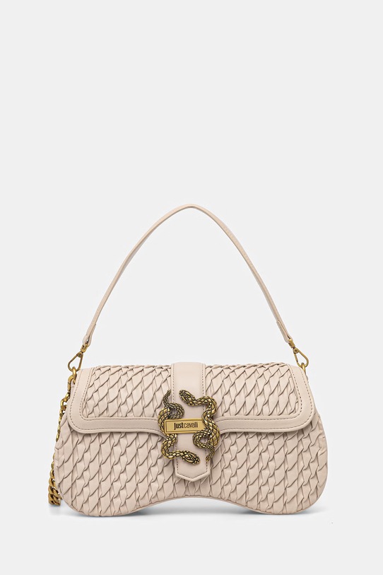 Just Cavalli torebka damska z imitacji skóry beżowy 80RA4BA1.ZSD90