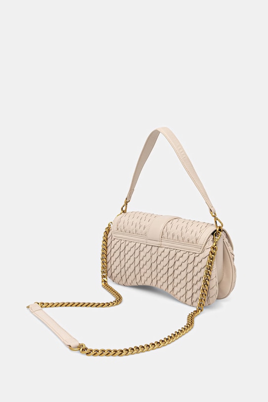 Akcesoria Just Cavalli torebka damska z imitacji skóry 80RA4BA1.ZSD90 beżowy