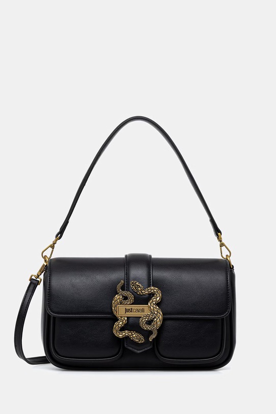 Just Cavalli torebka nie mieści A4 czarny 80RA4BA2.ZSA89