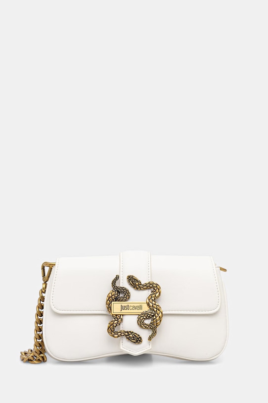 Kabelka Just Cavalli imitácia kože biela 80RA4BA7.ZSA89
