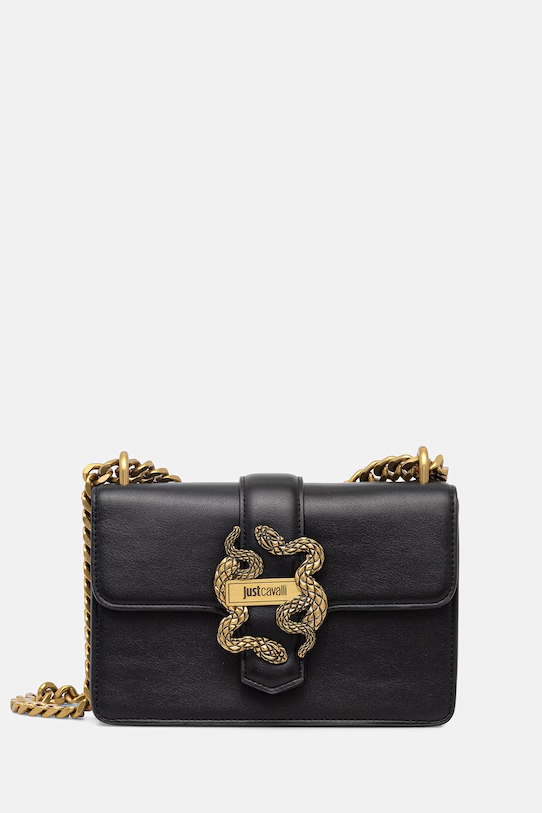 Just Cavalli torebka damska z imitacji skóry czarny 80RA4BAF.ZSA89