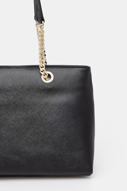 Akcesoria Just Cavalli torebka shopper damska z imitacji skóry 80RA4BB9.ZS766 czarny