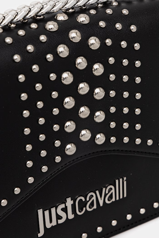 Akcesoria Just Cavalli torebka damska z imitacji skóry 80RA4BP2.ZSD95 czarny