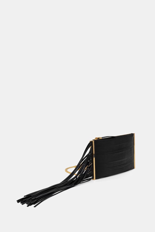 Elisabetta Franchi kopertówka damska skórzana BS05N63E2 czarny SS26