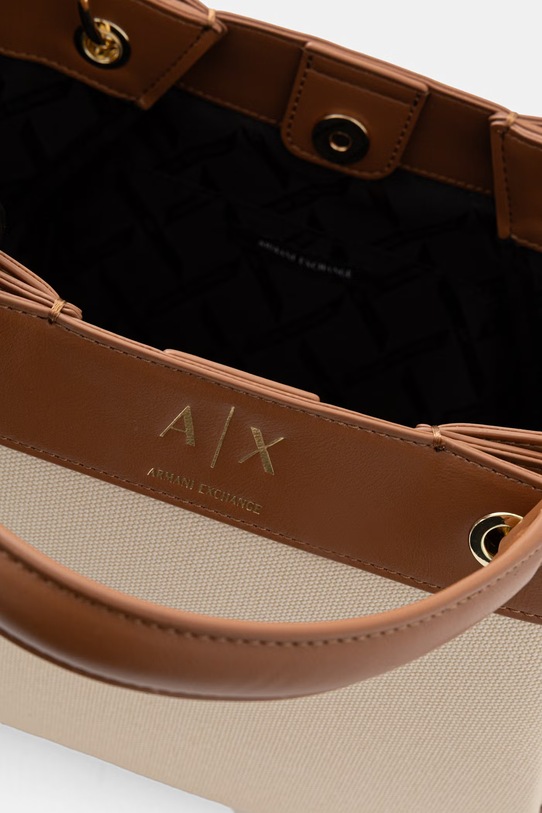 Armani Exchange geantă crossbody pentru femei XW000393.AF22518 bej