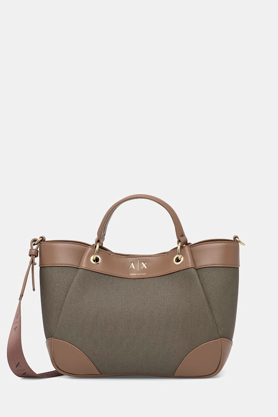 Armani Exchange geantă crossbody pentru femei verde XW000393.AF22518