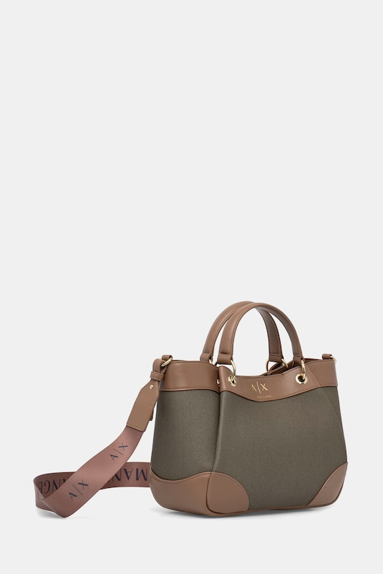 Armani Exchange geantă crossbody pentru femei XW000393.AF22518 verde SS26