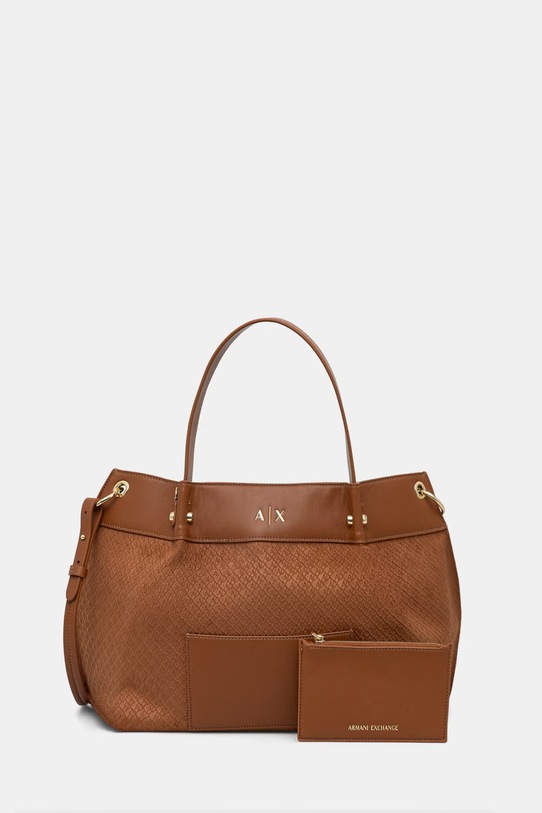 Armani Exchange torebka tote damska brązowy XW001211.AF22645