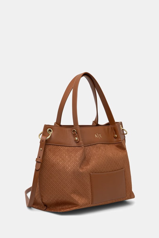Armani Exchange torebka tote damska XW001211.AF22645 brązowy SS26