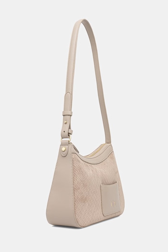 Armani Exchange torebka bagietka damska XW001213.AF22645 beżowy SS26
