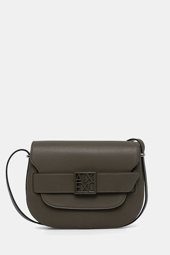 Kabelka Armani Exchange imitácia kože zelená XW002588.AF13672