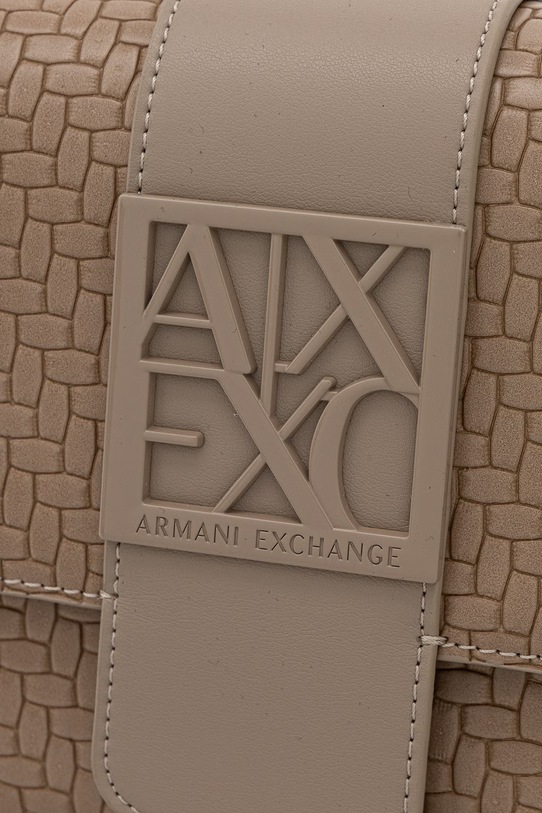 Armani Exchange borsa a tracollo da donna in similpelle beige XW002592.AF22628
