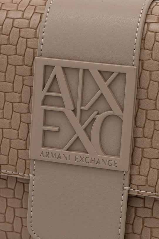 Armani Exchange borsa a tracollo da donna in similpelle beige XW002592.AF22628