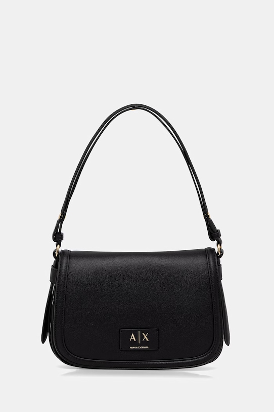 Kabelka Armani Exchange imitácia kože čierna XW002594.AF22649