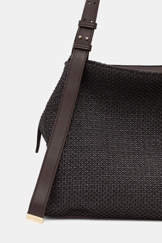 Accesorii Armani Exchange geantă shopper pentru femei împletită XW002603.AF22683 maro