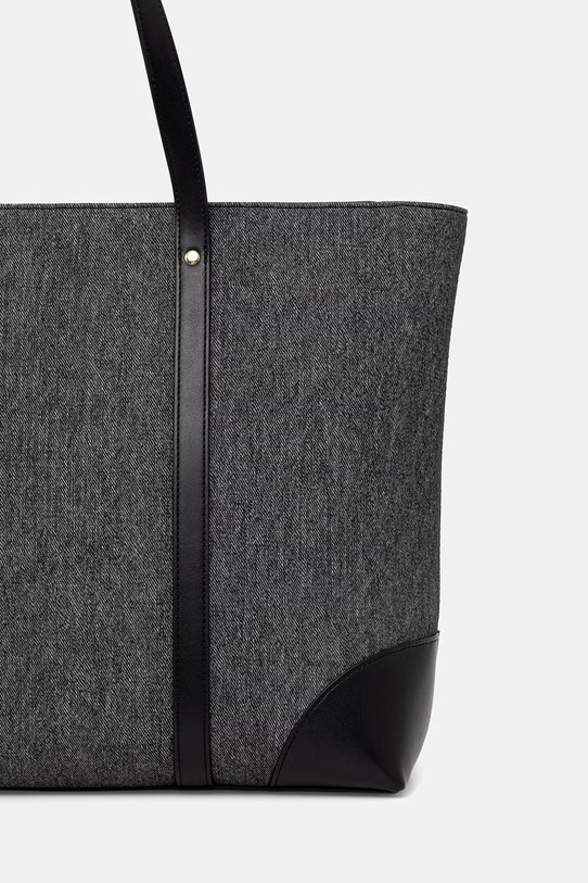 Accesorii Armani Exchange geantă shopper pentru femei, cu imitație de piele XW002608.AF22685 negru