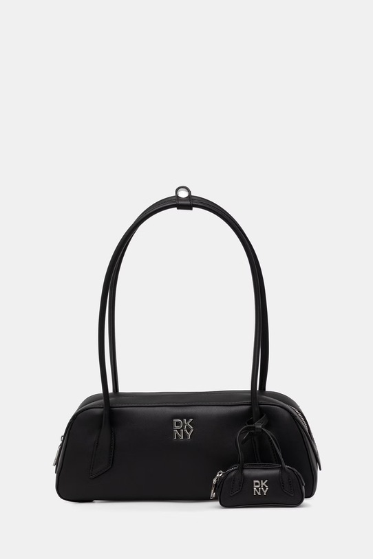 DKNY geantă baguette pentru femei, cu imitație de piele TIANA negru R613ZP64