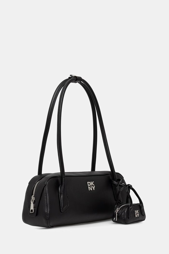 DKNY geantă baguette pentru femei, cu imitație de piele TIANA R613ZP64 negru SS26