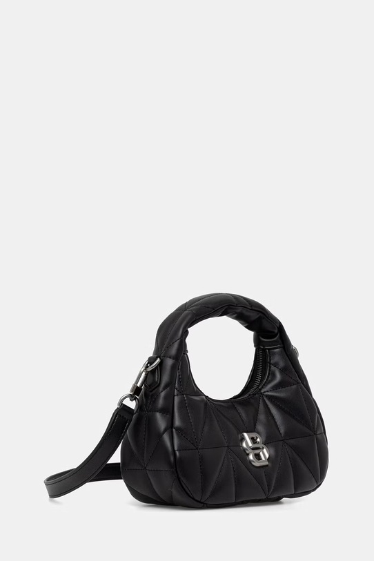 BOSS geantă pentru femei, cu imitație de piele B ICON NEW SM Hobo 50563226 negru SS26