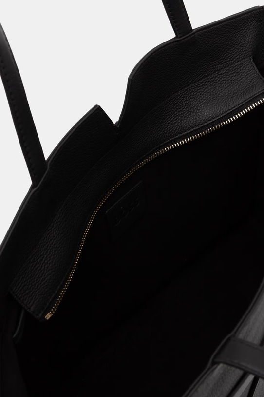 BOSS сумка-шоппер для женщин кожаная BOSS REVERS TOTE 50563229 чёрный