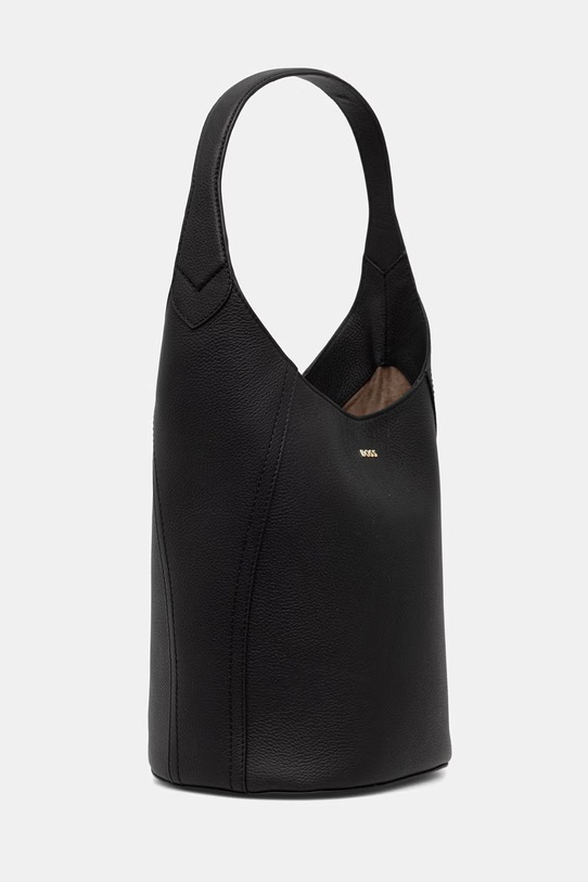 BOSS kabelka typu vak dámska kožená Lenah New Bucket 50563386 čierna SS26
