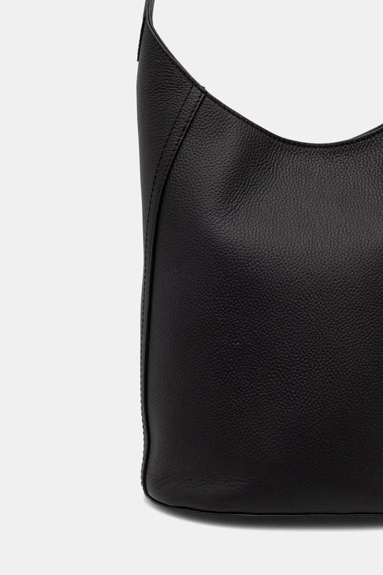 Doplnky BOSS kabelka typu vak dámska kožená Lenah New Bucket 50563386 čierna