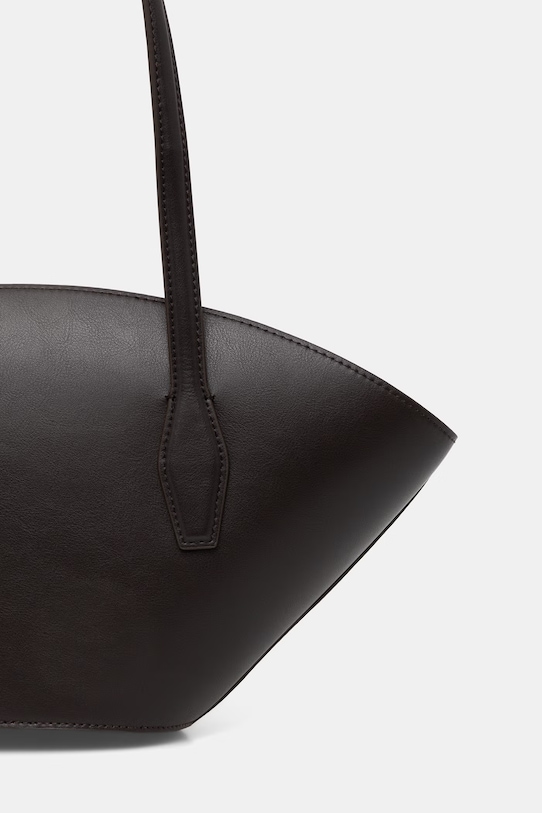 Accesorii BOSS geantă shopper pentru femei, din piele NUMAH Chapelier Tote 50563842 maro