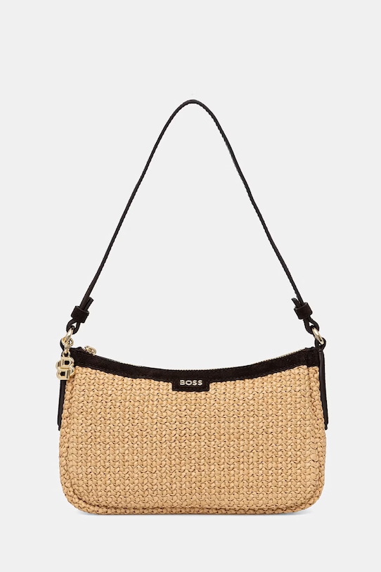 BOSS geantă pentru femei împletită NUMAH SM Hobo RF bej 50563861