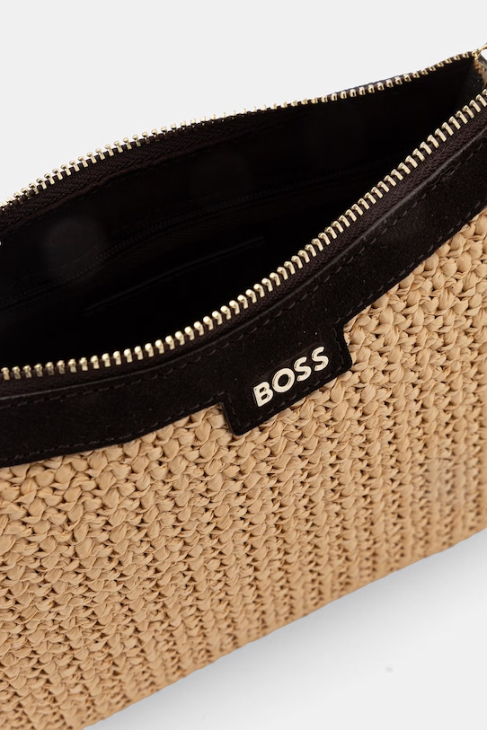 BOSS geantă pentru femei împletită NUMAH SM Hobo RF 50563861 bej