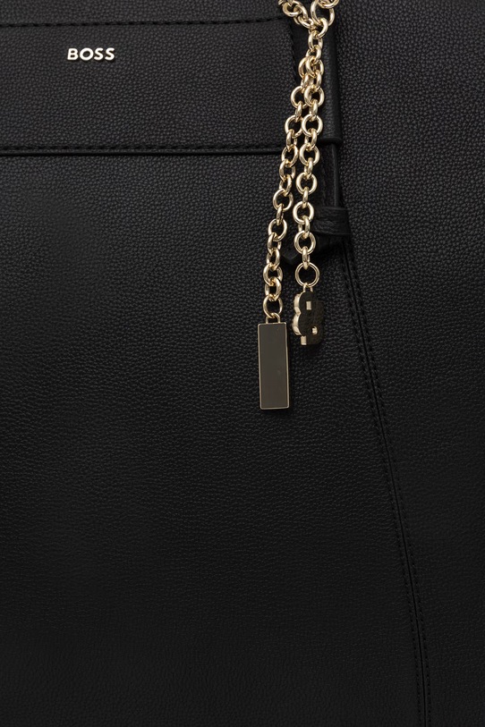 BOSS kabelka typu shopper dámska z imitácie kože SALLEY TOTE čierna 50563298