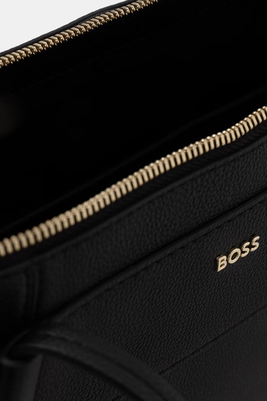 BOSS kabelka typu shopper dámska z imitácie kože SALLEY TOTE 50563298 čierna