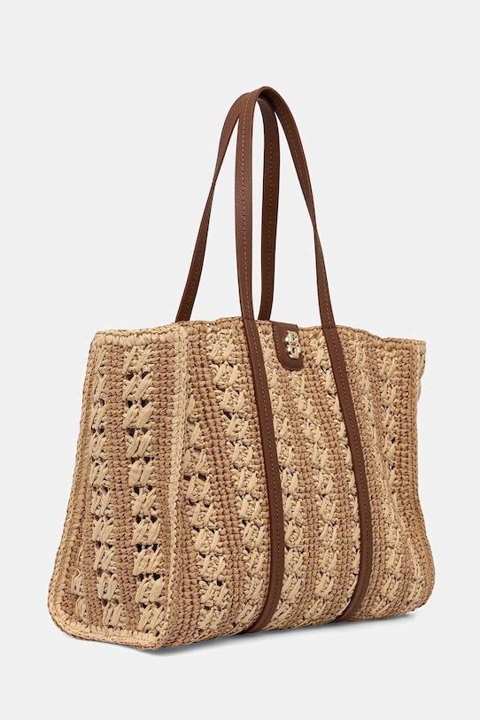 BOSS torebka tote damska BEYOND Tote RF 50563307 beżowy SS26