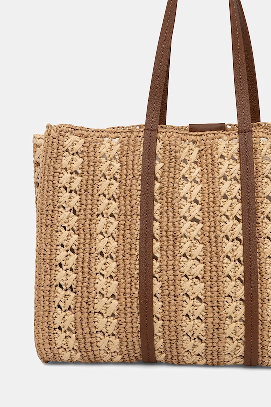 Akcesoria BOSS torebka tote damska BEYOND Tote RF 50563307 beżowy
