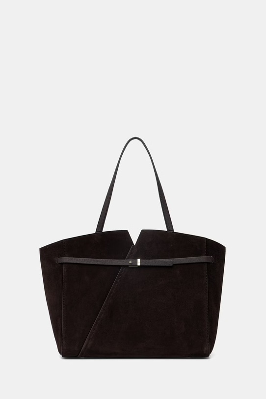 BOSS torebka shopper damska zamszowa brązowy 50567595