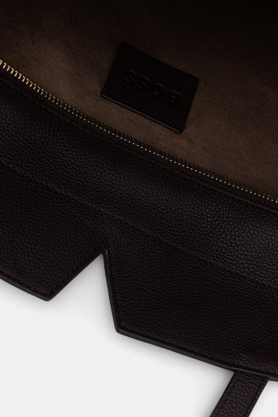 BOSS torebka shopper damska zamszowa brązowy 50567595