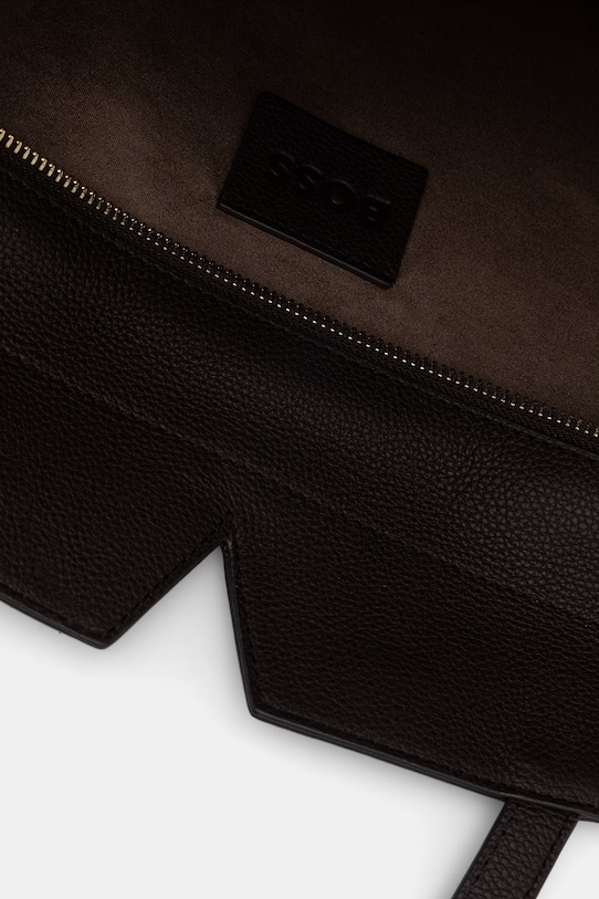 BOSS torebka shopper damska zamszowa brązowy 50567595