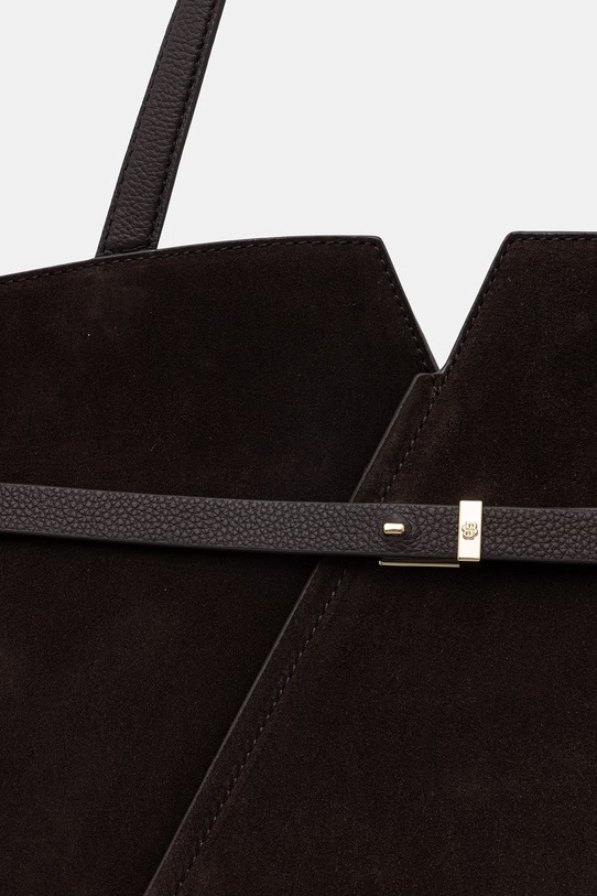 BOSS torebka shopper damska zamszowa 50567595 brązowy