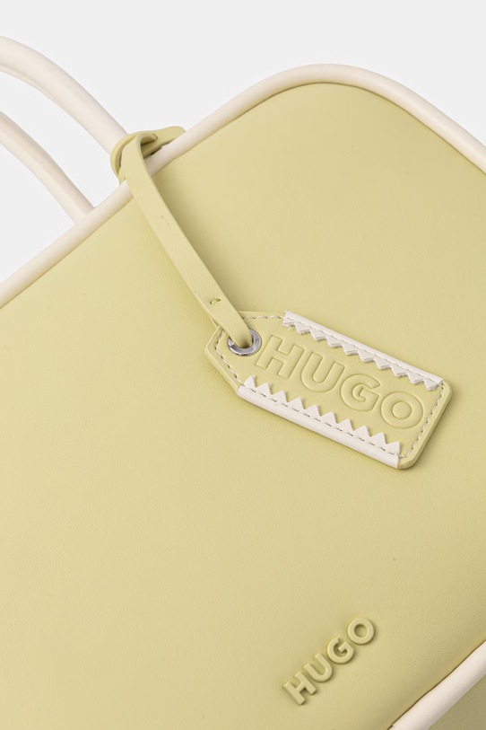 HUGO torebka damska z imitacji skóry Jodi Duffle zielony 50562944